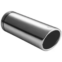 Ulter Sport Uitlaatsierstuk - Rond Ø70mm - Lengte 120mm - Montage 40-60mm - RVS