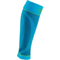 Bauerfeind Sports - Sports Compression Sleeves Lower Leg - Beenstukken M - Extra Long, blauw