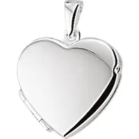 Home Collection Zilveren medaillon hart 16 x 17 mm