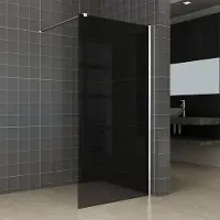 Wiesbaden douchewand rookglas | nano coating | inloopdouche