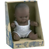 Miniland Babypop Afrikaans Meisje 21cm