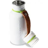 Black+blum Black&Blum - Drinkfles - RVS 750 - ml - Wit/lime