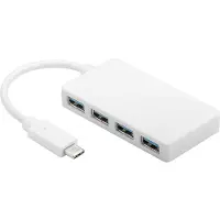 Goobay USB C hub - (USB C naar 4 x USB A, Busgevoed)