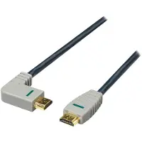 Bandridge HDMI 1.4 High Speed with Ethernet kabel haaks naar rechts - 1 meter