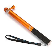 Brofish Selfie pole Large orange 29-114cm + universal mount