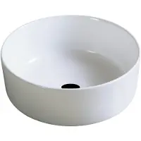 Best design Opbouw Waskom Sante 30 cm Rond Keramiek Wit