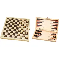 Hot Dam- en Backgammonset