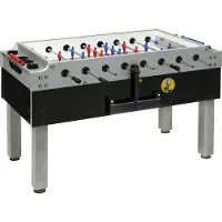 Garlando Voetbaltafel Olympic Silver met muntinworp