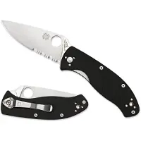 Spyderco Vouwmes Tenacious Serrated Black