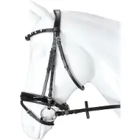 Horka Flamingo hoofdstel Kleur: zwart, Maat paard: pony