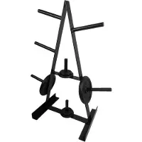 Tunturi Schijvenstandaard - Halterschijf standaard -Zwart - 30mm