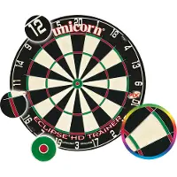 Unicorn Darts Eclipse HD Trainer Bristle Board PDC-Qualität Wettkampfziel