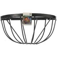 Nature - Hanging basket smeedijzer zwart H19xeen halve dia. 40cm