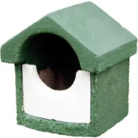 Wildbird Nestkast Houtbeton Halfrond - Broeden - 17x15x20 cm Groen Small