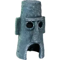 Penn-Plax Aquarium Decoratie Spongebob Octo's Huis Grijs 8 X 8 X 15,5 Cm