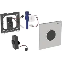 Geberit Sigma 10 urinoir bedieningsplaat infrarood batterij Rvs Geborsteld