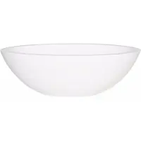 Ben Samantha Opbouwkom ovaal 50x35x16 cm Mat Wit