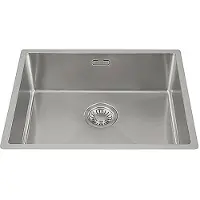 Togo R series spoelbak 50x40cm vlakinbouw, onderbouw, opbouw RVS 50R