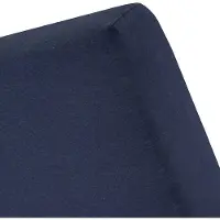 Cinderella Hoeslaken Jersey Melange 25cm - dark blue 160x210/220cm