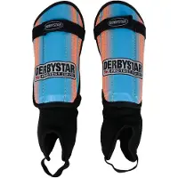 Derbystar ScheenbeschermerVolwassenen - blauw/oranje/zwart Maat L: 170-188cm