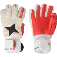 Derbystar APS White Red Star Keepershandschoenen Senior Keepershandschoenen - Unisex - wit/rood/zwart Maat 10.5/ Lengte hand 20.5cm