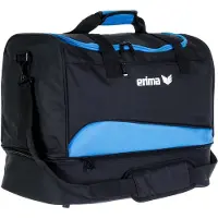 Erima Sports Bag with bottom compartment - Curacao / Black - L