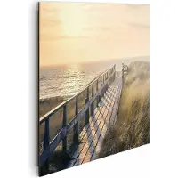 Reinders! Decoratief Paneel Strandpad Bij Schemering 50x40cm Mdf