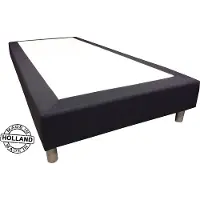 Slaaploods.nl Basic - Boxspring exclusief matras - 90x190 cm - Zwart