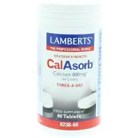 Lamberts Calasorb (calcium citraat) & Vitamine D3 60tb -