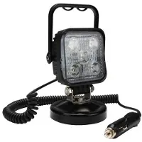 ABC-led LED SPOT - 5 x 3 watt - front light - Neutraal Wit - OFF-ROAD - Square - Magnetisch