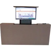 Slaaploods.nl Voetbord - Met TV Lift - 140x80x20 cm - Bruin