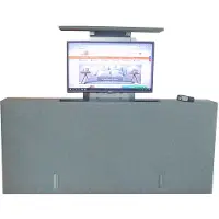 Slaaploods.nl Voetbord - Met TV Lift - 140x80x20 cm - Grijs