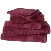De Witte Lietaer Badtextielset Helene Beet Red (Set van 6)