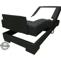 Slaaploods.nl Single - Elektrisch Boxspring Onderstel - 70x210x40 cm - Zwart