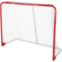 Bauer ijshockey goal Pro Steel 137 x 61 x 112 cm rood