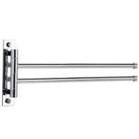 Best design Handdoekhouder 2 Lids Prola Chroom