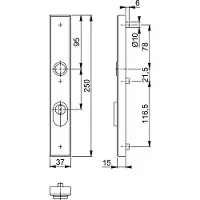Hoppe Smalschild 2280Kt 250X37 Pc92 F1 3*