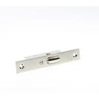 Lips 2072 Rolschootdeurslot | voorplaat messing vernickeld 25x150mm rechthoekig | DR 1+2+3+4 - 7326052
