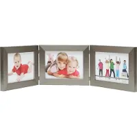 Deknudt Frames Drieluik zilver horizontaal