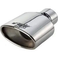 Simoni Racing Uitlaatsierstuk Ovaal RVS - Diameter 163x90mm - Lengte 184mm - Montage 60mm