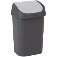Curver Mistral afvalbak swing 25 liter antraciet |