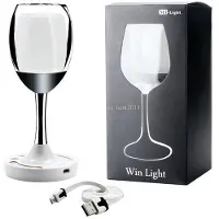ABC-led RGB/CW tafellamp design LED wijn glas