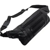 Rojafit Heuptas-Smal-4vakken-Zwart-Nappa Leer-Afmeting ca. 37 x 8 x 13 cm