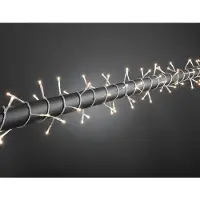 Konstsmide - Microlight lichtketting, verzegeld, 160 heldere lampjes, 24V transformator voor buitengebruik, transparante kabel; 2376-003
