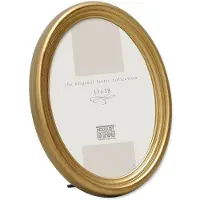 Deknudt ovalen fotokader goud kunststof