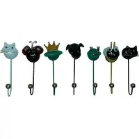 Deco Set van 7 metalen wandhaken