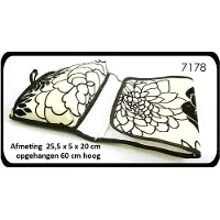 Vagabond Hang-Up Toilettas "Magic Stone" afmeting 25,5 x 5 x 20 cm (opgevouwen).