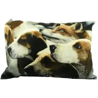 Mars & More *canvas kussen foxhounds 35x50cm*