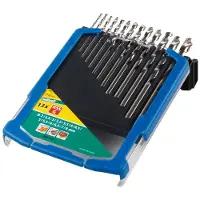 Wolfcraft - Metaalboorset Ø 2 tot 8 mm - 13 delig - HSS geslepen - 7102000