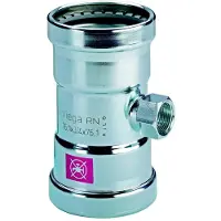 Viega Prestabo XL T-stuk 1117,2xL 108x3/4"x108 mm, verzinkt